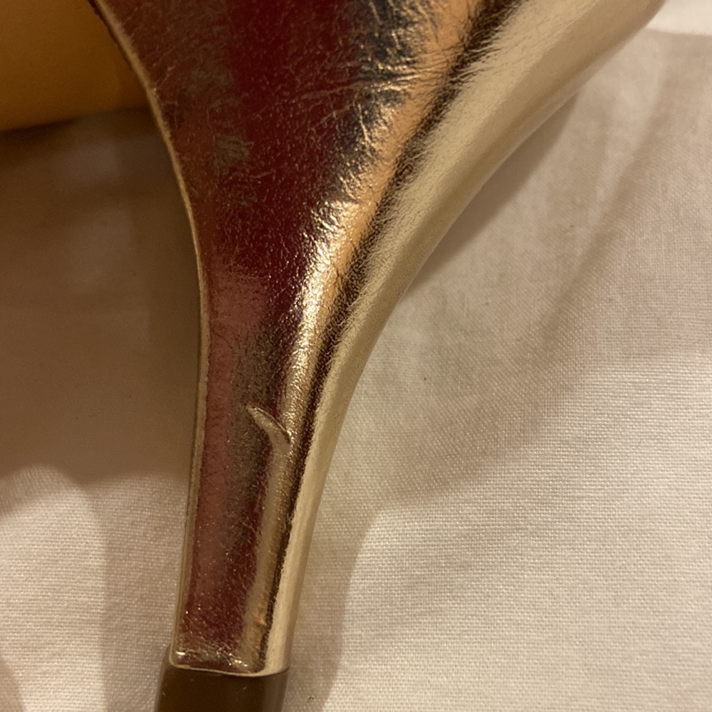 I. Miller Nannett Platino Champagne Heels, Size 8.5 M, VGUC, Sparkle, in box - Picture 7 of 9